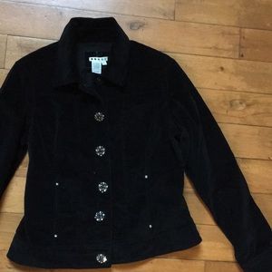 Black velvety Jacket